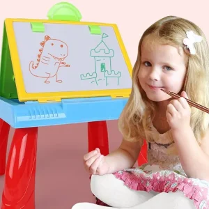 میز آموزشی سه‌کاره پروژکتوردار کودک؛ یادگیری، نقاشی