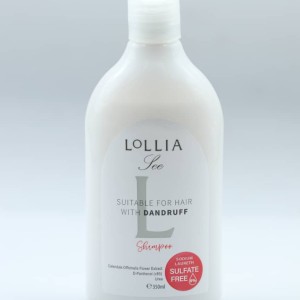 شامپو لولیا برای موهای شوره دار(فری سولفات) حجم ۳۵۰ میلی لیتر Lollia Anti-Dandruff Shampoo, 350ml