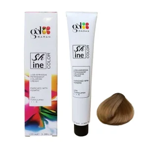 رنگ مو گلباران مدل shine شماره 7.3 حجم 100 میلی لیتر رنگ بلوند زیتونی متوسط