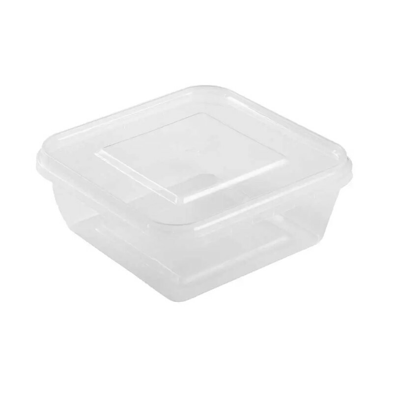 ظرف نگهدارنده طب پلاستیک مدل 1600 cc مجموعه 20 عددی