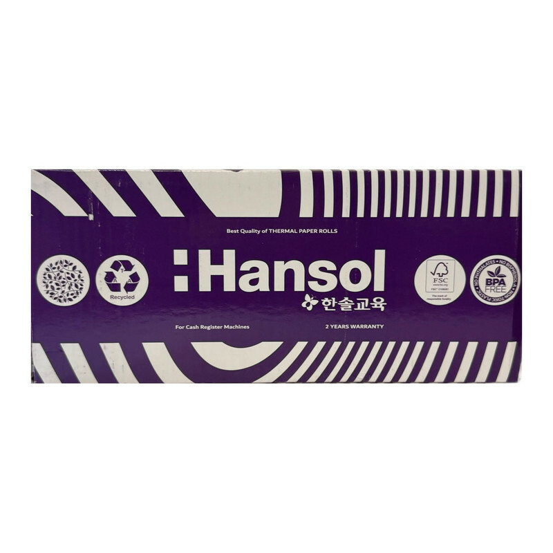 کاغذ پرینتر حرارتی هانسول مدل 36 متری بسته 84 عددی
