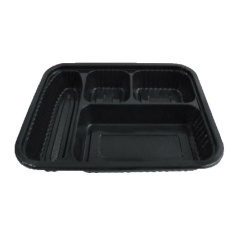 ظرف یکبار مصرف مدل 404 کارتن 100 عددی با درب شفاف