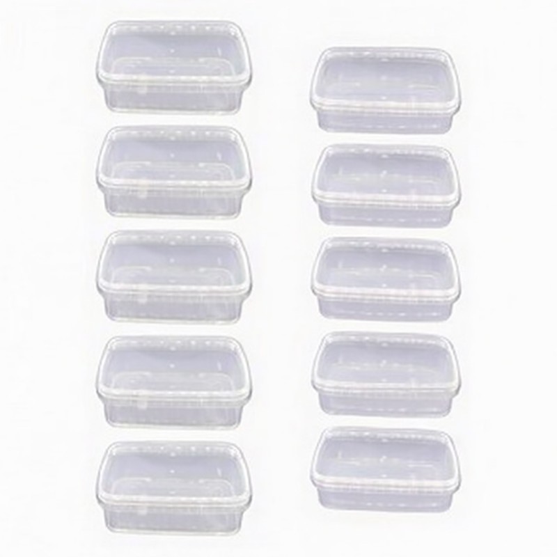 ظرف نگهدارنده پولاد پویش مدل فریزری پلمپ شونده کد 700cc-1000cc بسته 10 عددی