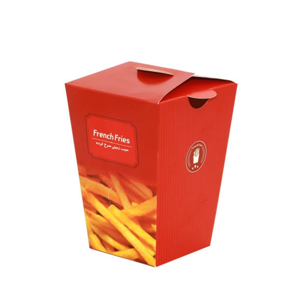 ظرف سیبزمینی مقوایی طرح رندم تعداد 20 عددی