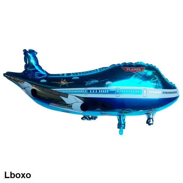 بادکنک فویلی طرح هواپیما چند رنگ