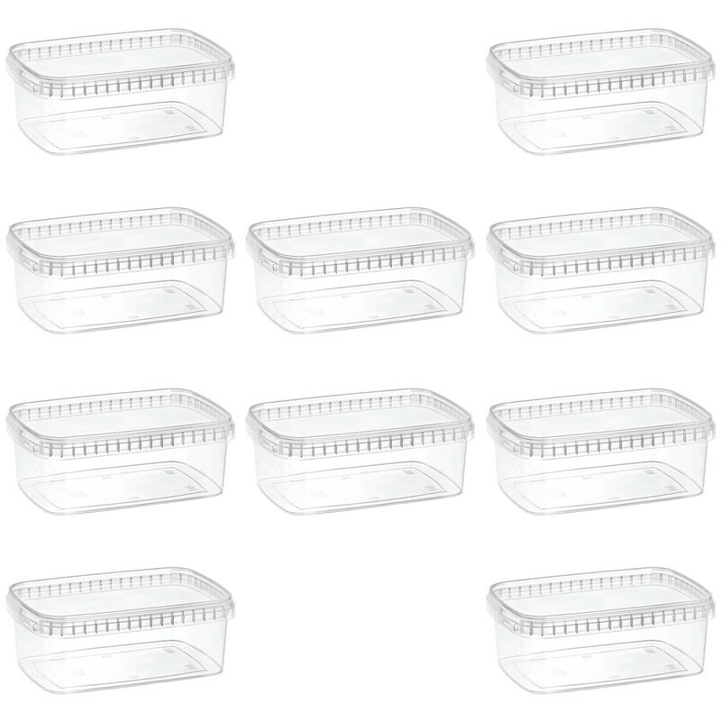 ظرف نگهدارنده  پلاستیک مدل 1200C بسته 10 عددی
