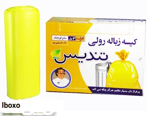 کیسه زباله 3 رول تندیس سایز کوچک 50.60 سانتیمتر  54 عددی