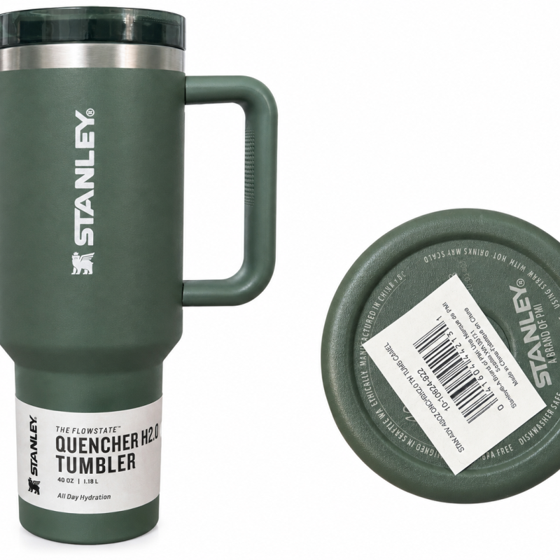 ماگ تراول استنلی Stanley Quencherprotour H2.0 مدل Quencher protourظرفیت 40 اونس 1.18 لیتر سبز تیره