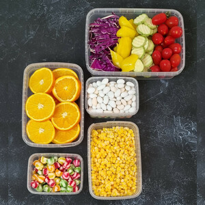 ظرف نگهدارنده مدل Extra بسته 25 عددی