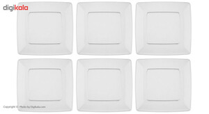 بشقاب یکبار مصرف کوشا مدل Lux 478 بسته 6 عددی