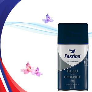 خوشبوکننده هوا فستینا مدل بلو شنل حجم 250 میلی لیتر