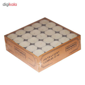 شمع وارمر پنت مکس مدل TeaLight بسته 100 عددی