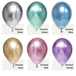 بادکنک مدل کروم بسته 50 عددی