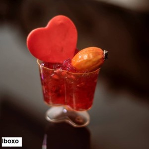 جام دسری قلبی بسته 20 عددی