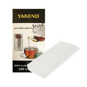 فیلتر چای یکبار مصرف یاکند کد 100032 بسته 100 عددی