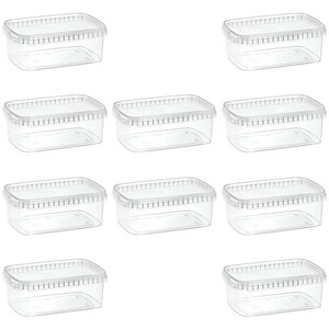 ظرف نگهدارنده  پلاستیک مدل 1200C بسته 10 عددی