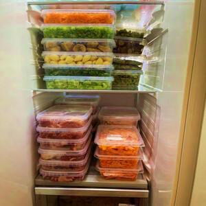 ظرف نگهدارنده مدل Extra بسته 25 عددی