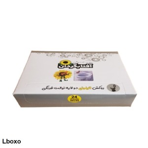 روکش توالت فرنگی نایلونی دولایه افتابگردان کارتن 36 بسته ای