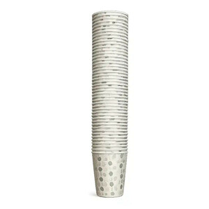 لیوان یکبار مصرف مدل کاغذی 220cc گرم بالا بسته 50 عددی