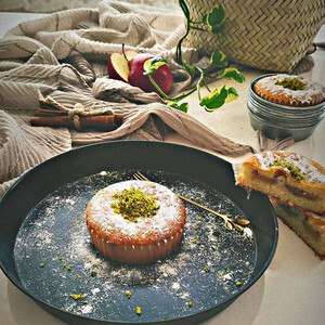 کپسول کاپ کیک مدل پای سیب بسته 100 عددی