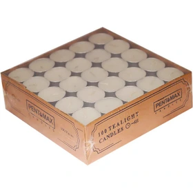 شمع وارمر پنت مکس مدل TeaLight بسته 100 عددی سفید