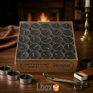 شمع وارمر پنت مکس مدل TeaLight بسته100 عددی مشکی