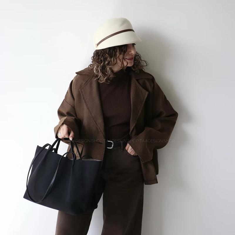 کت پشمی  مدل هات چاکلت