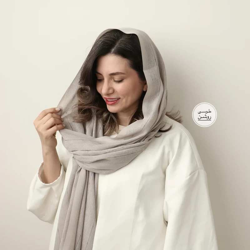 شال مجلسی لمه دوزی زنانه پیونی