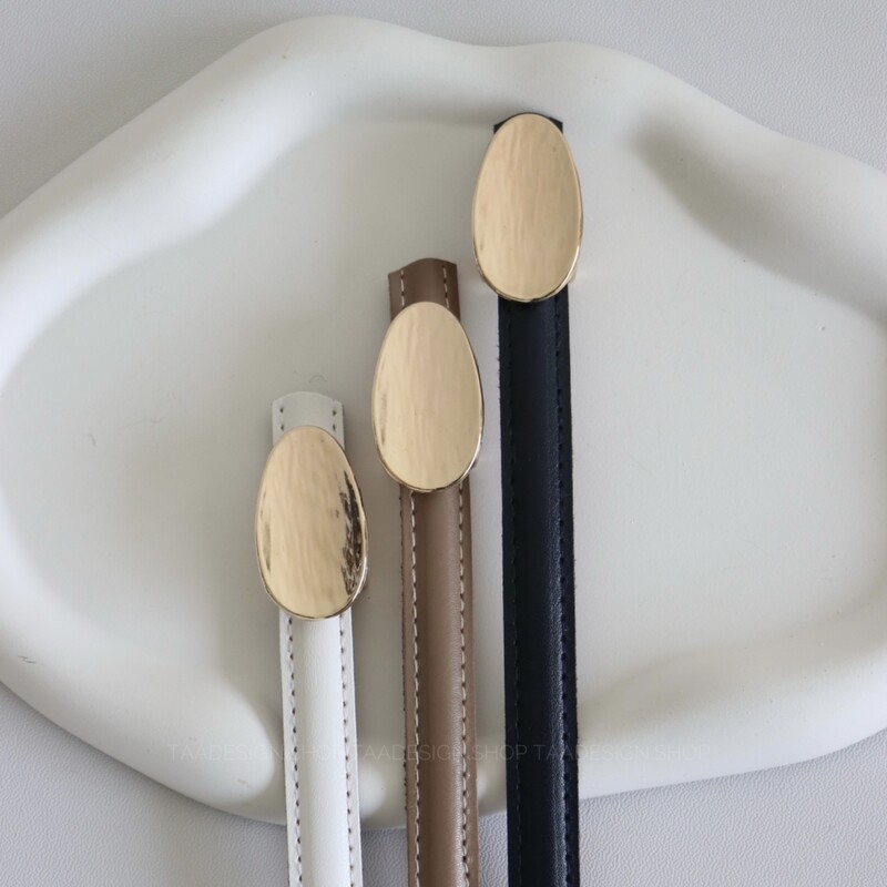 کمربند چرمی مات زنانه مدلbe7040