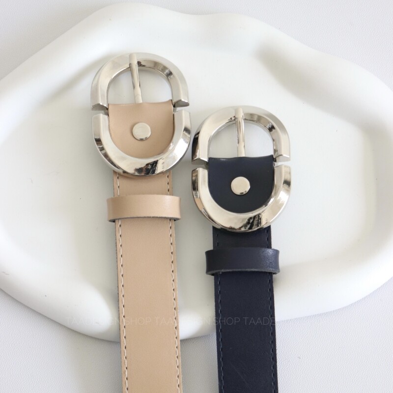 کمربند چرمی مات زنانه مدل be7034