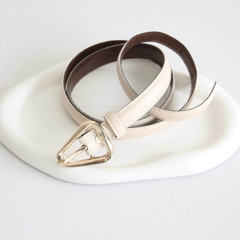 کمربند چرمی مات زنانه مدل be7031