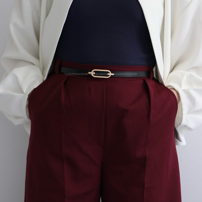 کمربند چرمی مات زنانه مدلbe7028