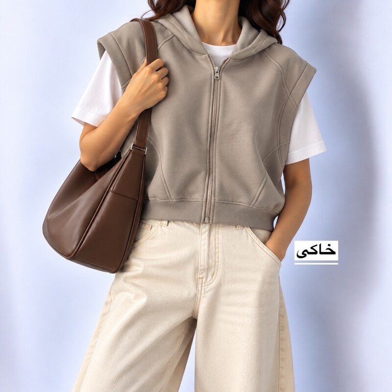 وست کلاه‌دار زنانه رومیسا