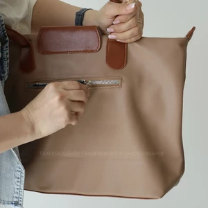 کیف زنانه بزرگ مدل شارلوت چرمی