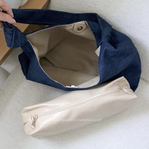 کیف بزرگ دانشجویی مدل رومال جین