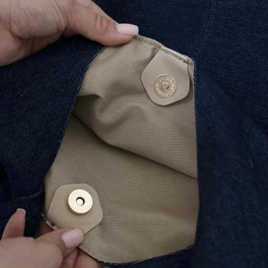 کیف بزرگ دانشجویی مدل رومال جین