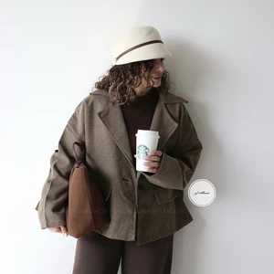 کت پشمی  مدل هات چاکلت