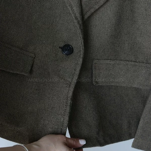 کت پشمی  مدل هات چاکلت