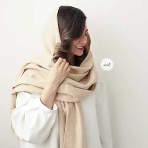 بیگ اسکارف برفکی مدل نخل