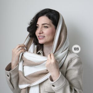 شال بافت پاییزی مدل یوکا