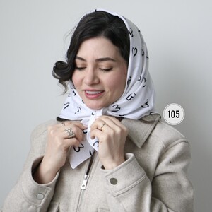 مینی اسکارف مدل کلود