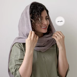 شال  پلیسه ریز مدل ترخون