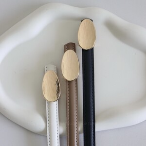 کمربند چرمی مات زنانه مدلbe7040