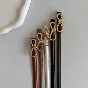 کمربند چرمی مات زنانه مدلbe7038