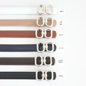 کمربند چرمی مات زنانه مدل be7036