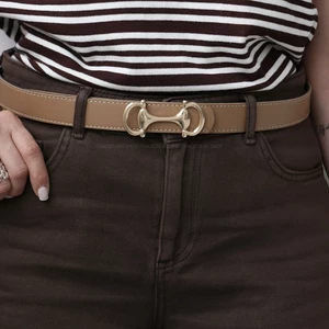 کمربند چرمی مات زنانه مدل be7035