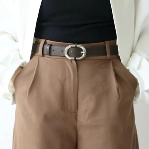 کمربند چرمی مات زنانه مدلbe7034