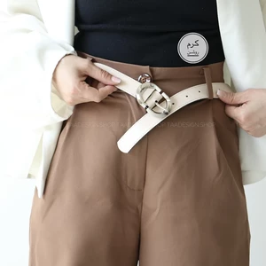 کمربند چرمی مات زنانه مدلbe7034