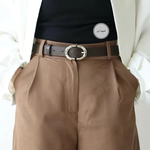 کمربند چرمی مات زنانه مدلbe7034