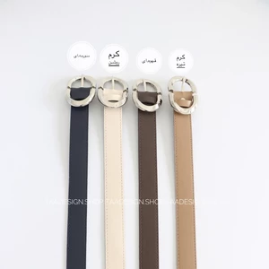 کمربند چرمی مات زنانه مدلbe7034